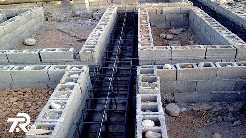 پی ریزی ساختمان