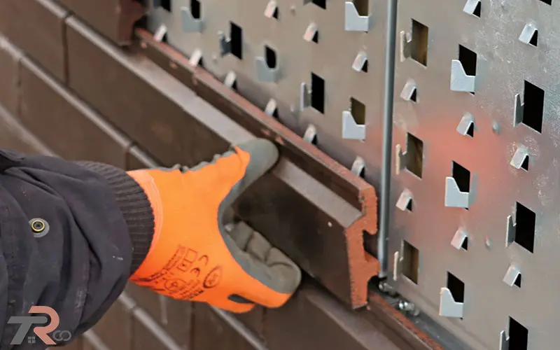 اجرای آجر با روش خشک