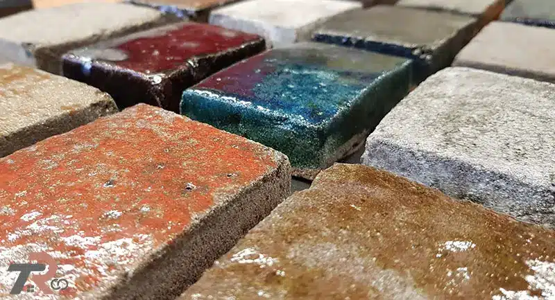 کاربرد آجر لعابی