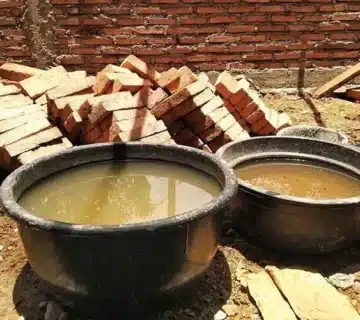 زنجاب کردن آجر