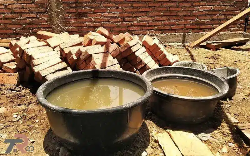 زنجاب کردن آجر